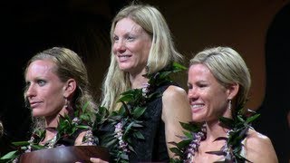 Watch Champ Leanda Cave's speech at the 2012 Ironman World Championships