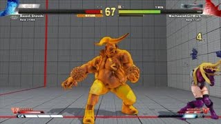 SF5 Ae: Machaazah (Birdie) vs Cammy