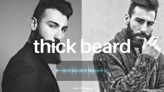 Grow a Fuller, Thicker Beard―∎𝘢𝘶𝘥𝘪𝘰 𝘢𝘧𝘧𝘪𝘳𝘮𝘢𝘵𝘪𝘰𝘯𝘴 - Male Model Beard