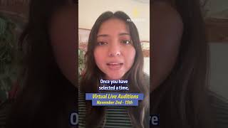 From the Top is holding Virtual "Live" Auditions November 2nd – 15th, 2024!