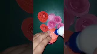 DIY PAPER FLOWER BOUQUET #shorts#2sisters#trending