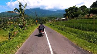 MOTORCYCLE ROUTE IN BALI | JATILUWIH RICE TERRACE