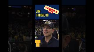 Michigan Wolverine Head Coach Jim Harbaugh wanted to stay. JJ McCarthy Warde Manuel #collegefootball