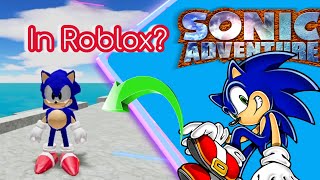 Sonic Adventure en Roblox | Sonic Adventure Open World Beta Gameplay