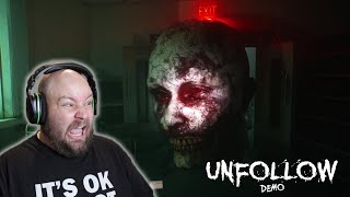 There's a GIANT faceworm!? | Unfollow Demo (Indie Horror Game)