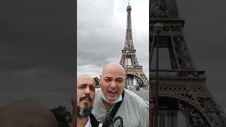 Chris e Rui Elísio em Torre Eiffel