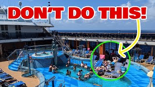 17 MISTAKES you shouldn't make on a cruise ship sea day!