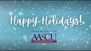 2022 Holiday Greetings from AASCU