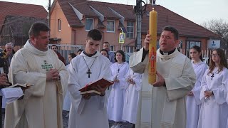 Tűz-, és vízszentelés a székelyudvarhelyi Kis Szent Teréz templomban (I. rész)