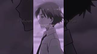 ayanokouji Manipulation quotes #anime #classroomoftheelite