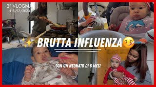 VLOGMAS #2 SIAMO MALATI 🤒  #vlogmas #newborn #natale2023