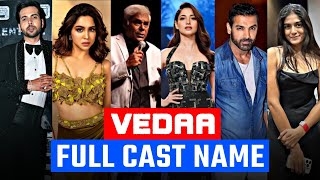 Vedaa cast name | Vedaa star cast | Vedaa movie cast name | Vedaa full cast and crew (Fancy Flick)