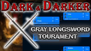 Dark and Darker Gray Longsword Gray Armor Tournament | Happy Wipe Week