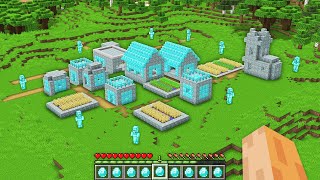 What is this Secret DIAMOND Village in My Minecraft World ??? New Treasure Diamond Generation !!!