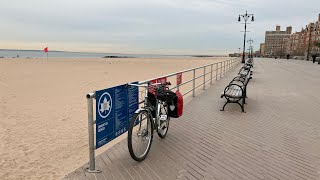 NYC Bicycling Day 3 Part 3 - Brighton Beach, Coney Island, Riegelmann Boardwalk