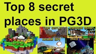 Pixel Gun 3D - 8 secret places/passages in PG3D