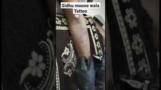 sidhumoosewlala face tattoo #shorts#shorttrendingviralmillion#trendingshortyoutube#viralshort