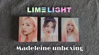 LIMELIGHT - MADELEINE First Single Album UNBOXING // NEMOZ pre-order benefits!