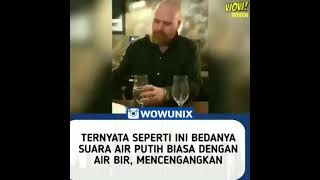 Suara air putih berbeda