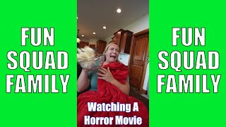 Watching Horror Movies With Wife #shorts