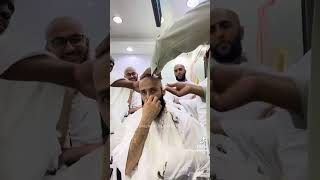 Akhi Ayman goes bald