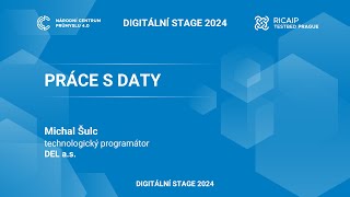 MSV 2024 Digistage: Práce s daty