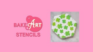 St. Patrick's Day Four Leaf Clovers Pattern: How to Decorate With Cookie Stencils