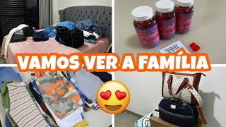 VAMOS VISITAR A NOSSA FAMÍLIA + ESTOU MUITO FELIZ, ARRUMANDO AS MALAS 😍