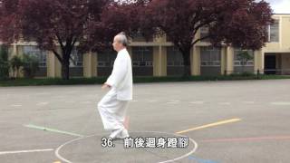 64式太極拳背向慢動作-3 (2014.05.17) 64 Movement Tai Chi Slow moving -3 (Back View)