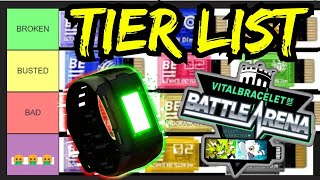 Digimon Vital Bracelet BE Memory Tier List! Ranking EVERY Dim card for the Arena in Competitive!