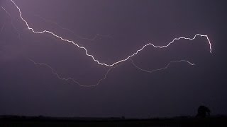 Lightning in super slow motion