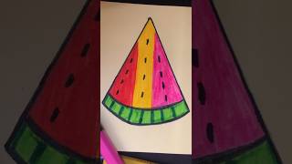 Watermelon 🍉 #drwaing #shortvideo #trending #viral #youtubeshorts #shortsvideo #viralvideo #shorts