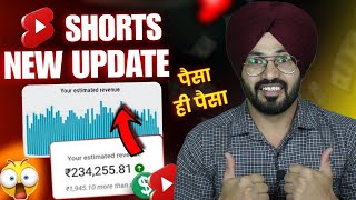 Youtube Shorts New Update | Youtube Shorts Monetization Update 😱Live Shorts Earning Proof 🔴