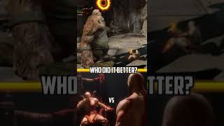 Old Kratos vs Young Kratos Cyclops Takedown #godofwarragnarok