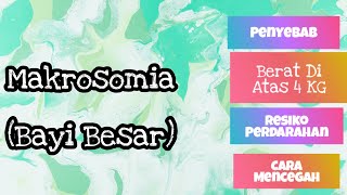 Makrosomia - Bayi Besar ! Bagaimana Cara Mencegahnya ?