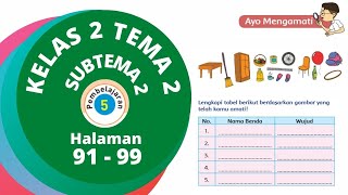 KELAS 2 TEMA 2 SUBTEMA 2 PEMBELAJARAN 5 || DILENGKAPI PEMBAHASAN SOAL