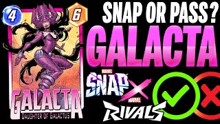 GALACTA, DAUGHTER OF GALACTUS 🌍 Details & Mechanics | Snap or Pass | Marvel Snap