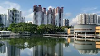 Pond and Parks at Bukit Panjang, Singapore