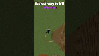 Easiest way to kill Warden... #minecraft #shorts