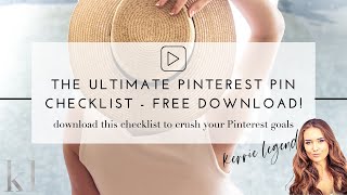 Ultimate Pinterest Checklist