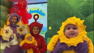 Eliezer e Viih Tube celebraram o mesversàrio de Lua com o tema do “Teletubbies”