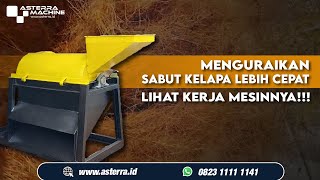 Sabut Kelapa Cepat Terurai, Berapa Kapasitas Mesinnya yaa??? | Whatsapp: +62 823-1111-1141