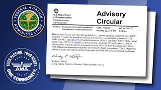 AMA Discussion on FAA Advisory Circular 91-57C & Advisory Circular 89-3