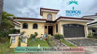 Casa en venta Santo Domingo de Heredia en condominio