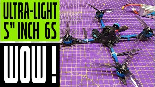 BetaFPV X-Knight 5" 6S sub 250g ultra lightweight quad | Review and flight footage