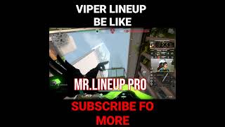 VIPER LINEUP BE LIKE #valorant #valorantmoments #valorantclips