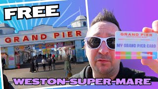 Explore Grand Pier at Weston Super Mare for free | #westonsupermare  #free #vlog