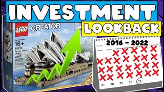 LEGO Investment Lookback Sydney Opera house 10234 / LEGO investing 2022 / LEGO Opera House 10234