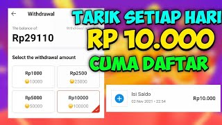 Langsung Masuk Lagi !! Dapat Rp.10.000 Setiap hari - Apliaksi Pengahasil Saldo Dana Terbaru