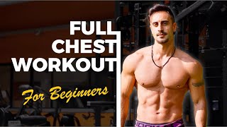 Full CHEST Gym Workout For BEGINNERS [Dos & Don'ts]